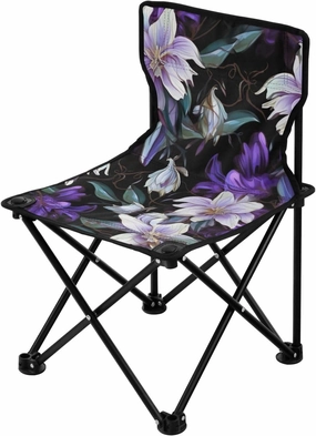 Kigai Folding Camping Chair Heavy Duty Chair Ultralight Compact Portable Beach Chair for Outdoor Camp, Hiking, Travel, Beach, Sporting Event and Picnic, Vintage Flower