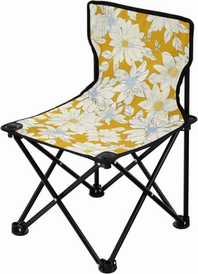 Kigai Folding Camping Chair Heavy Duty Chair Ultralight Compact Portable Beach Chair for Outdoor Camp, Hiking, Travel, Beach, Sporting Event and Picnic, Vintage Flower