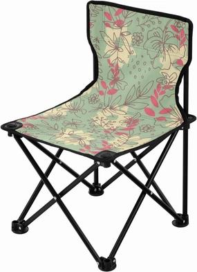 Kigai Folding Camping Chair Heavy Duty Chair Ultralight Compact Portable Beach Chair for Outdoor Camp, Hiking, Travel, Beach, Sporting Event and Picnic, Vintage Flower
