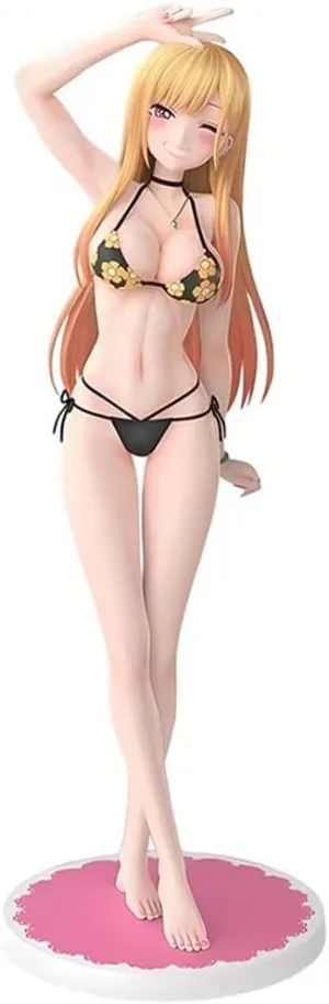 Kitagawa Marin Figure Model Statue, 23cm Swimsuit Standing Pose Anime Action Figure Handmade Collectible Desktop Figure Decoration