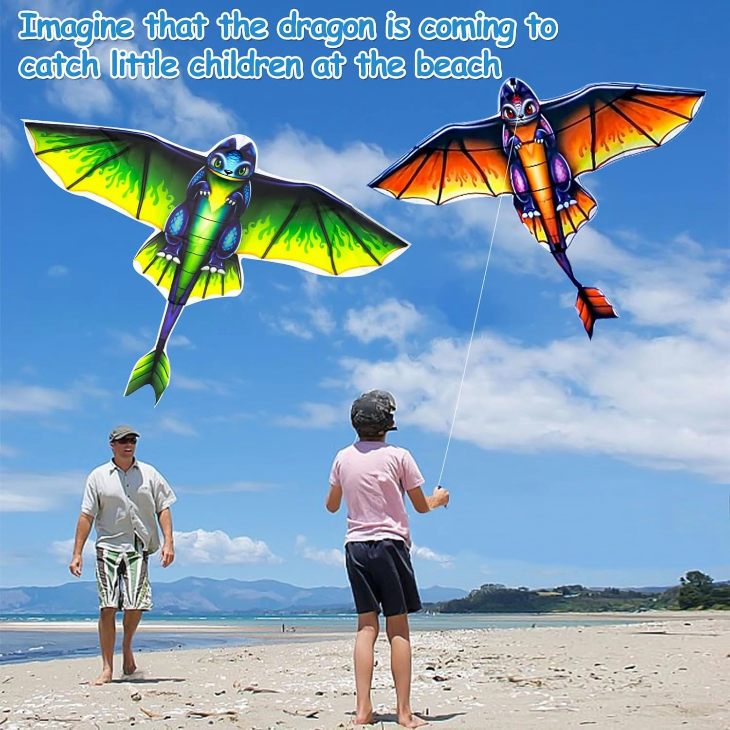 Kite for Kids Age 4-8 8-12, Large Kites for Adults Easy to Fly with 328ft Kite String,Perfect Beginner Kites for Kids Ages 3-5 Beach Trip Park Family Activities Outdoor Games