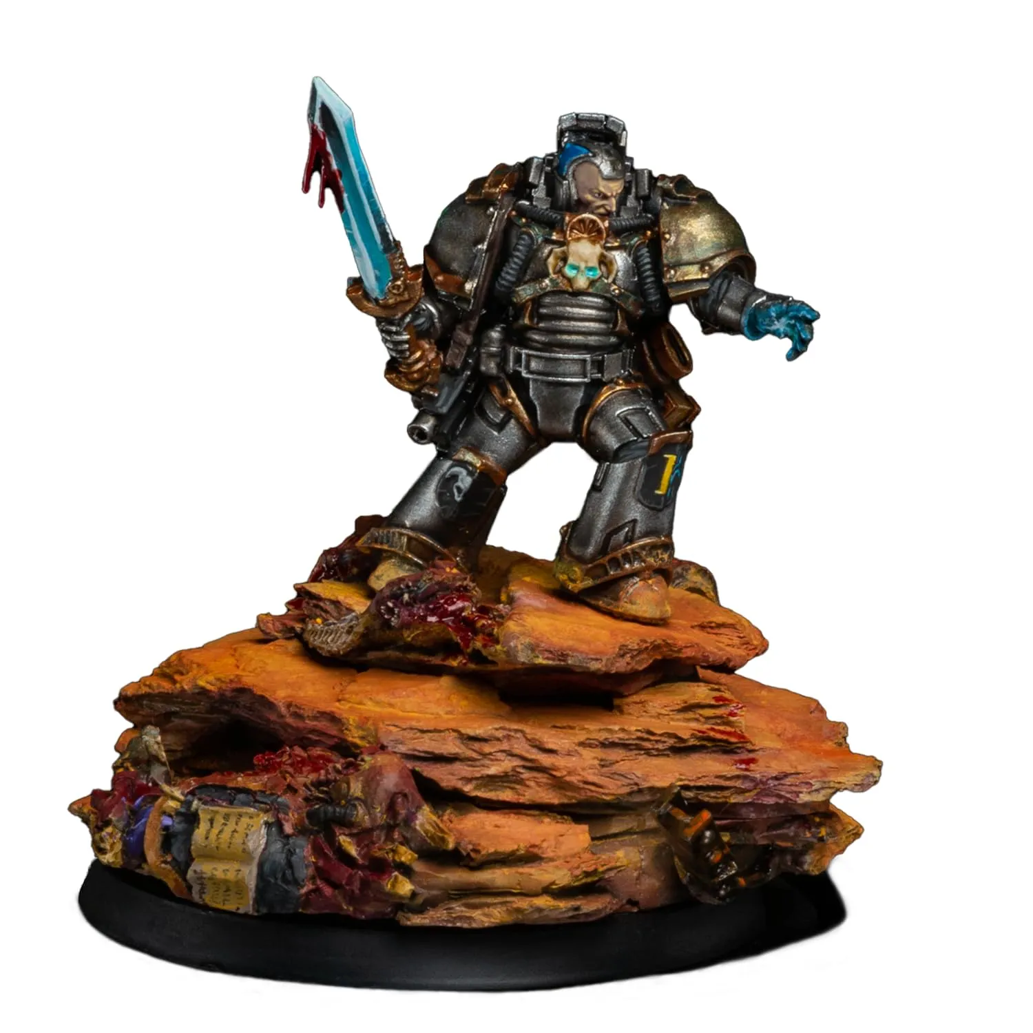 Knight-Errant Tylos Rubio Armies of the Imperium Painted Miniature Wargaming Figure | Art Painting Level
