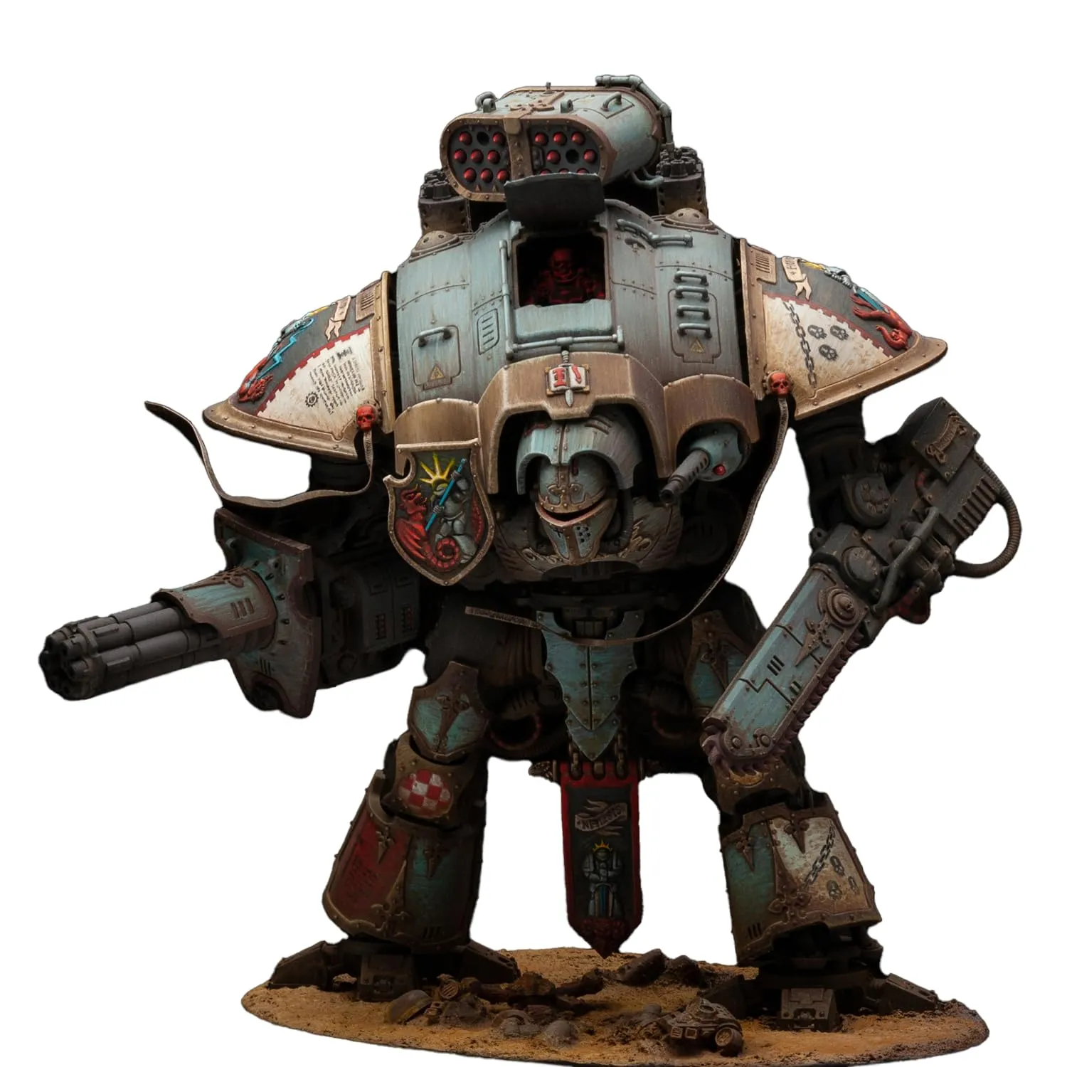 Knight Preceptor Canis Rex of Grey Knights Grey Knights Armies of the Imperium Painted Miniature Wargaming Figure | Museum Painting Level