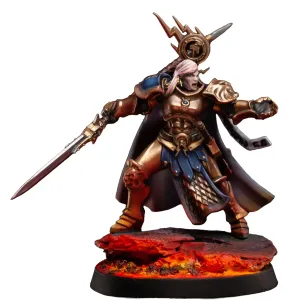 Knight-Questor Larissa Shadowstalker Grand Alliance Order Stormcast Eternals Age of Sigmar Painted Miniature Wargaming Figure Pre-Sale | Art Painting Level