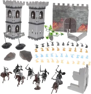 Knight Soldier Models Miniature Soldier Figurines Boys and Girls People Figurines Table Miniatures DIY Decorations
