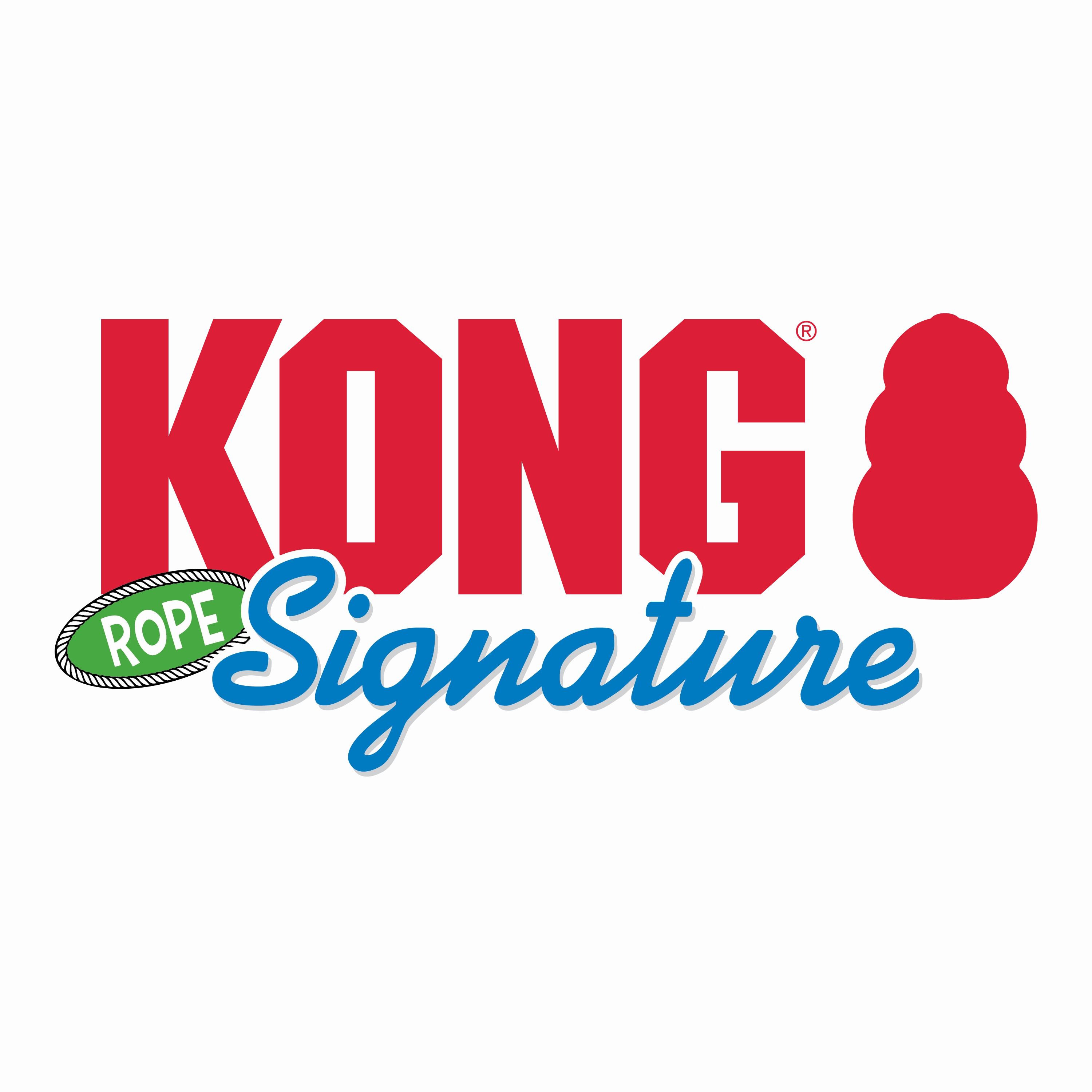 Kong Signature Rope Double Ring Tug