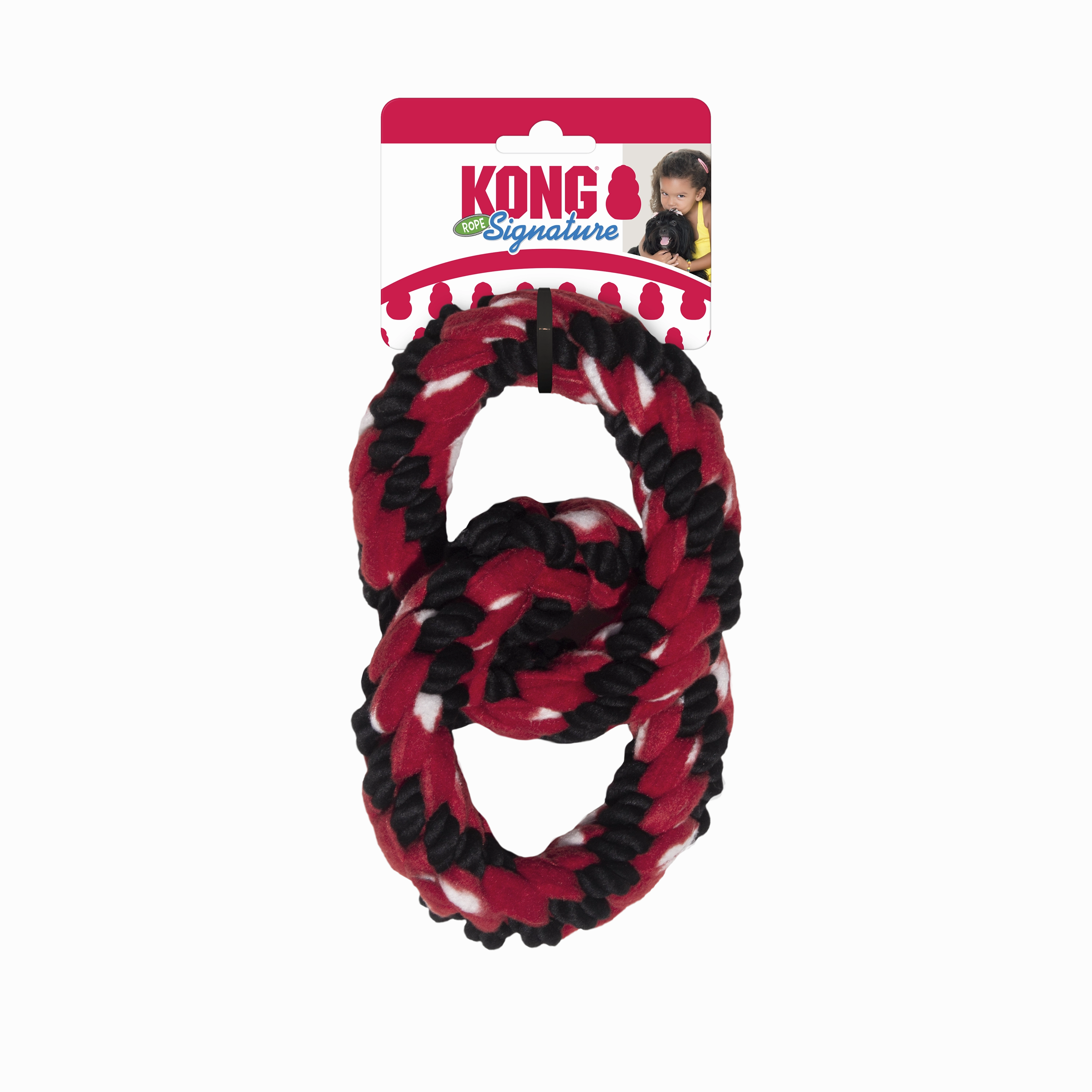 Kong Signature Rope Double Ring Tug