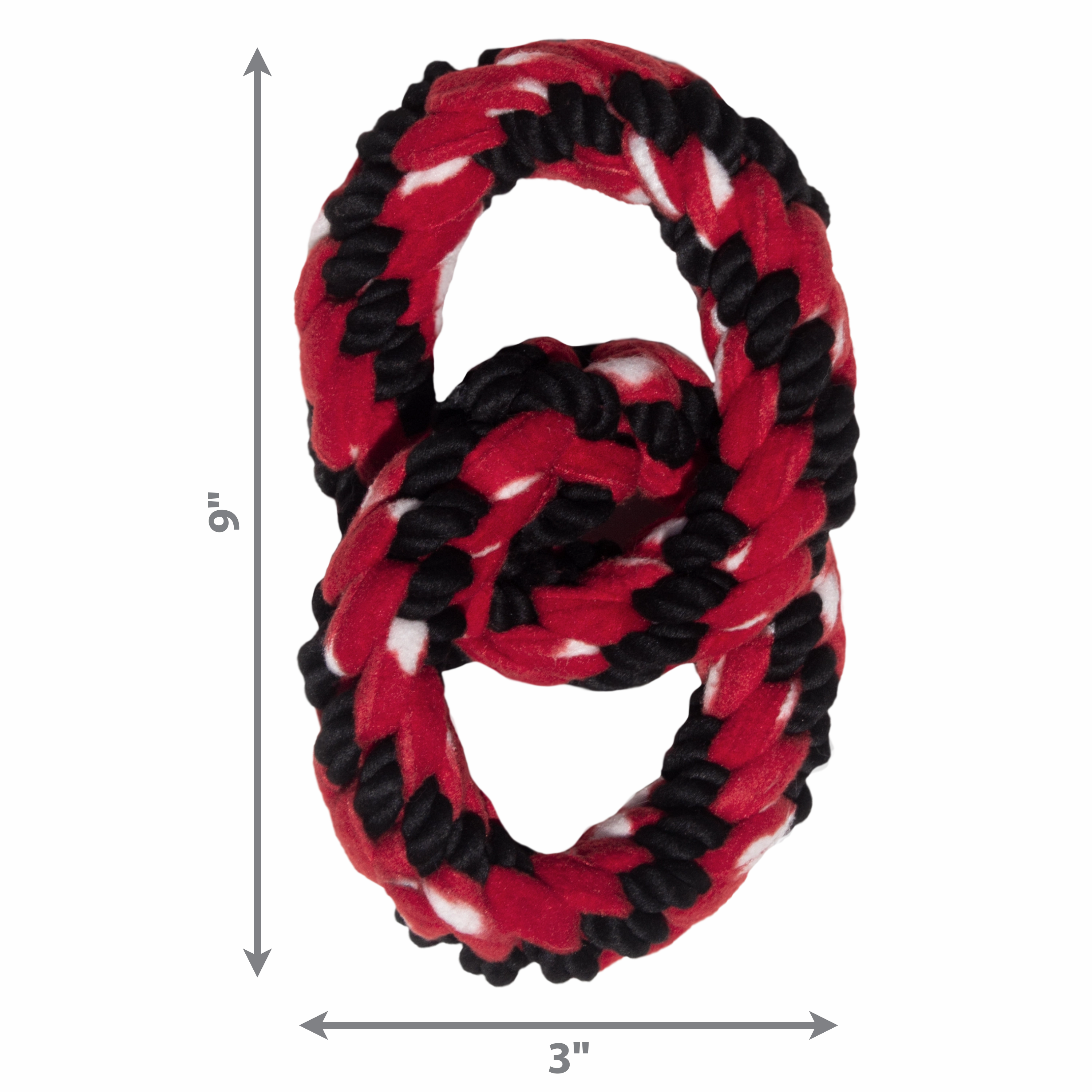 Kong Signature Rope Double Ring Tug