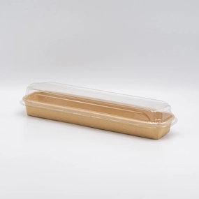 Kraft Tray's With Lids.