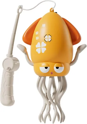LACHTER Electric Crawling Octopus Toy with LED Lights & Music, Smart Obstacle Avoidance, Dancing Octopus Toy，Interactive Auto-Dance Octopus for Gifts, Toddlers, Indoor Fun（Yellow