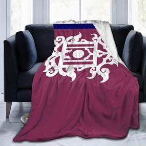 Late 19th Century Flag of Sulu Throw Blanket 50"x40" Soft Cozy Lightweight Blanket Fuzzy Blanket for Couch Bed Sofa