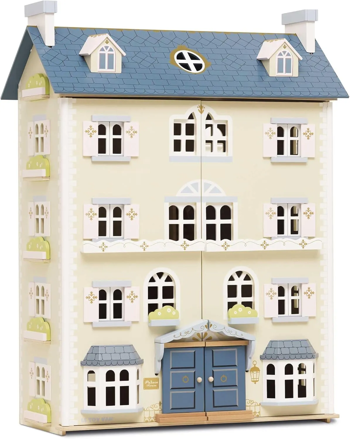 Le Toy Van - Palace House Large Wooden Doll House | Great As a Gift | 5 Storey Wooden Dolls House Play Set - Suitable for Ages 3 