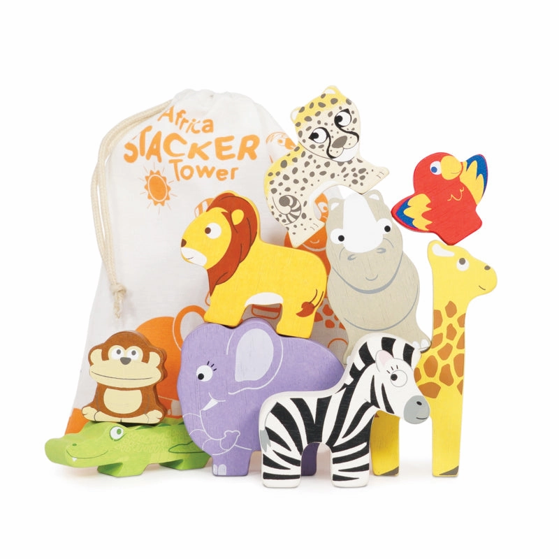 Le Toy Van - Petilou Africa Stacking & Bag