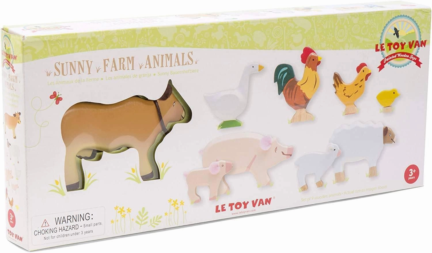 Le Toy Van TV890 Wooden Sunny Farm Animals