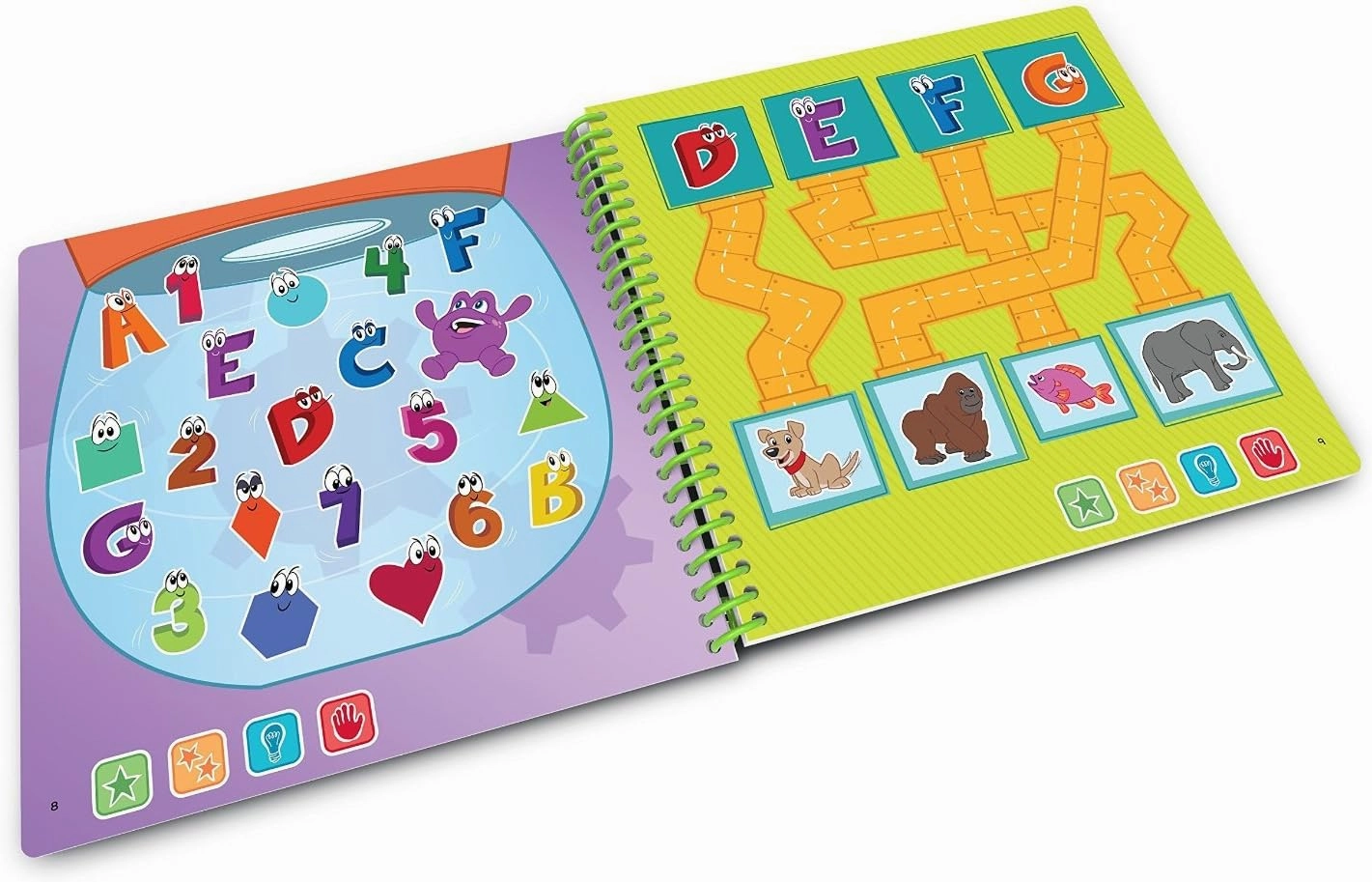 LeapFrog LeapStart Preschool Activity Book: Alphabet Adventures and Music