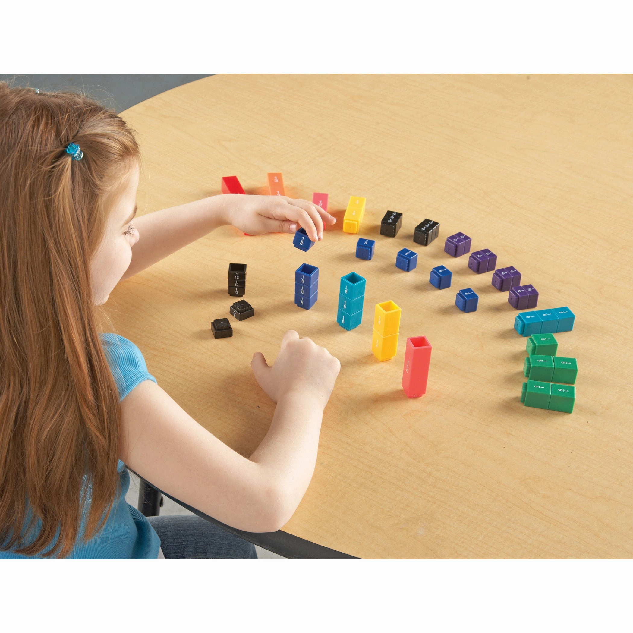 Learning Resources Fraction Tower Cubes, 51 Pack (LER 2510)