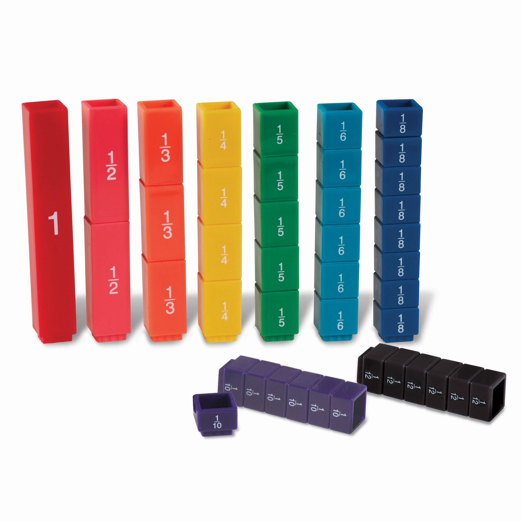 Learning Resources Fraction Tower Cubes, 51 Pack (LER 2510)
