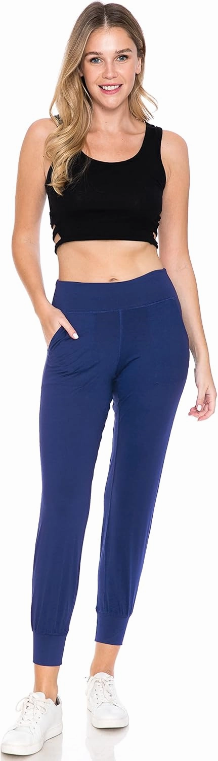 Leggings Depot ActiveFlex Jogger Yoga Pants for Women with Pockets
