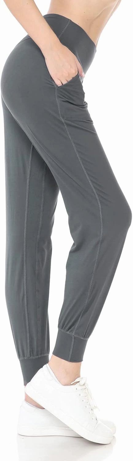 Leggings Depot ActiveFlex Jogger Yoga Pants for Women with Pockets