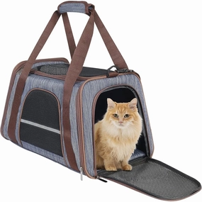 Lightweight Breathable Mesh Window Pet Carrier