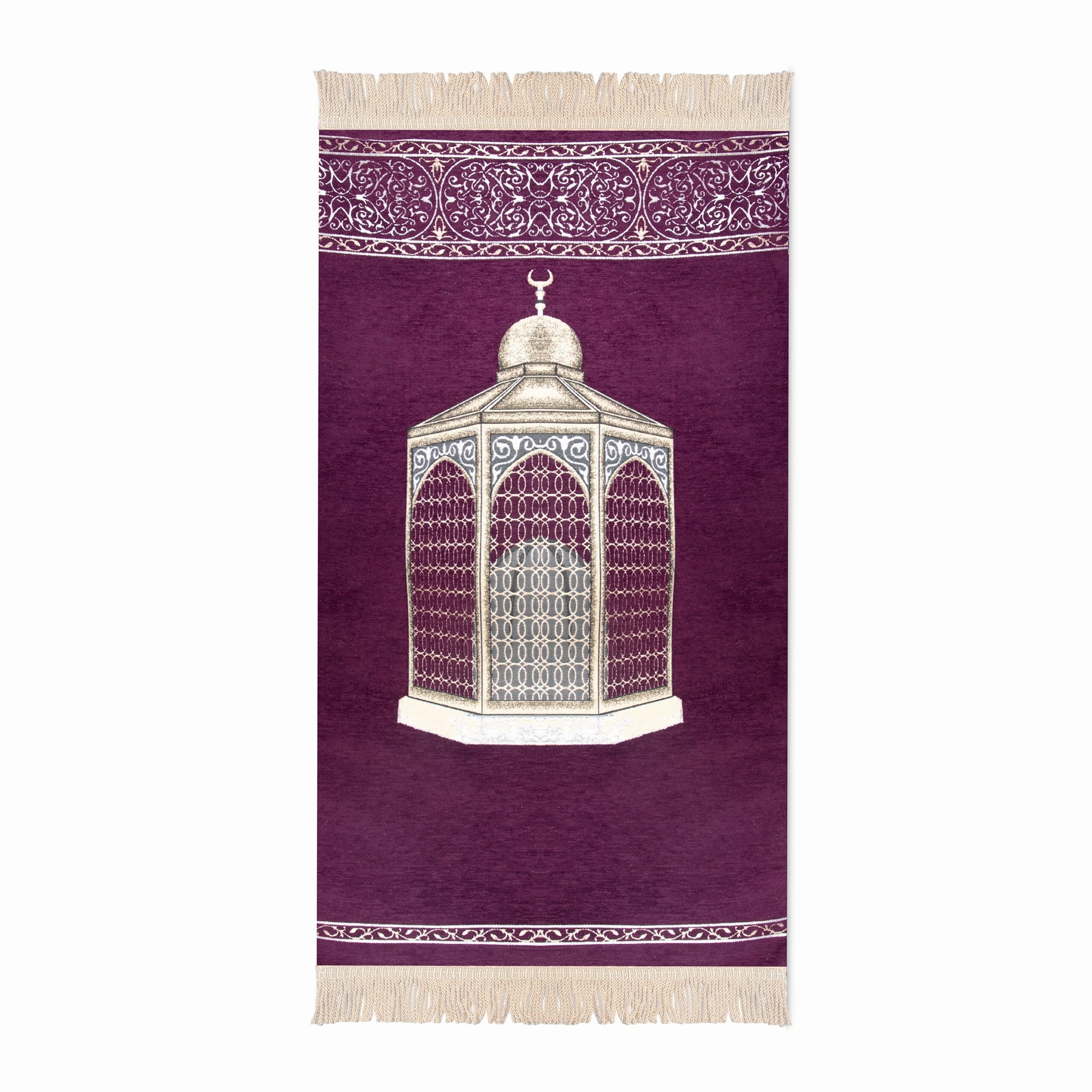 Luxury Padded Salah Prayer Mat - Maqam - Purple