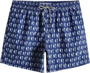 maamgic Mens Swim Trunks 5" Quick Dry Beach Shorts Bathing Suits with Mesh Lining Pockets