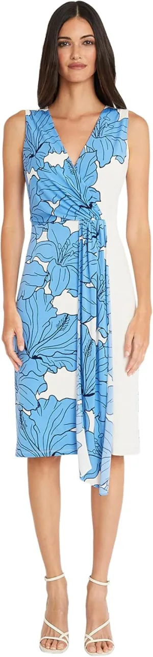 Maggy London Women's Sleeveless Matte Jersey Dress Vacation Occasion Event Guest of