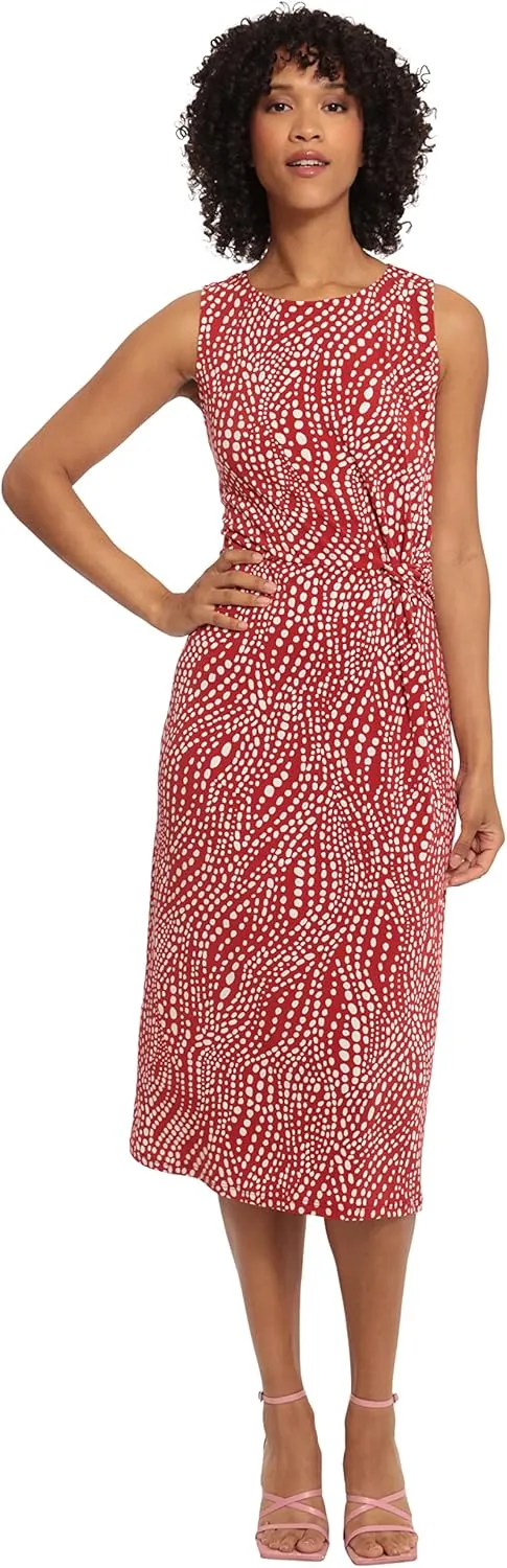 Maggy London Women's Sleeveless Matte Jersey Dress Vacation Occasion Event Guest of