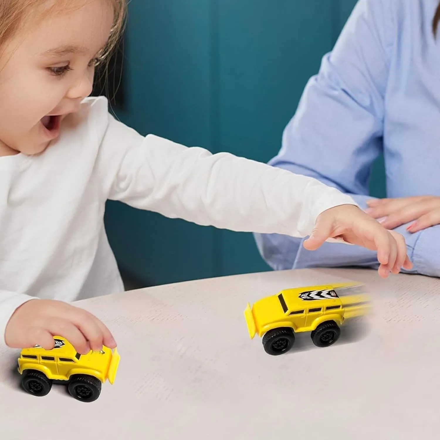 Magnetic Wall Climbing Toy Car, Emboadlie Wall Climbing Car, Anti-Gravity Climber Toy for Kids, Boys and Gilrs Inertial Magnetic Levitation, Puzzle Decompression Toys (2B)