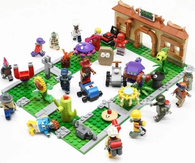 Maikerry Plants and Zombies Toys vs PVZ Assembly Toys Action Figures Set Great Gifts for Kids and Fans,Birthday and Party (678 pcs)