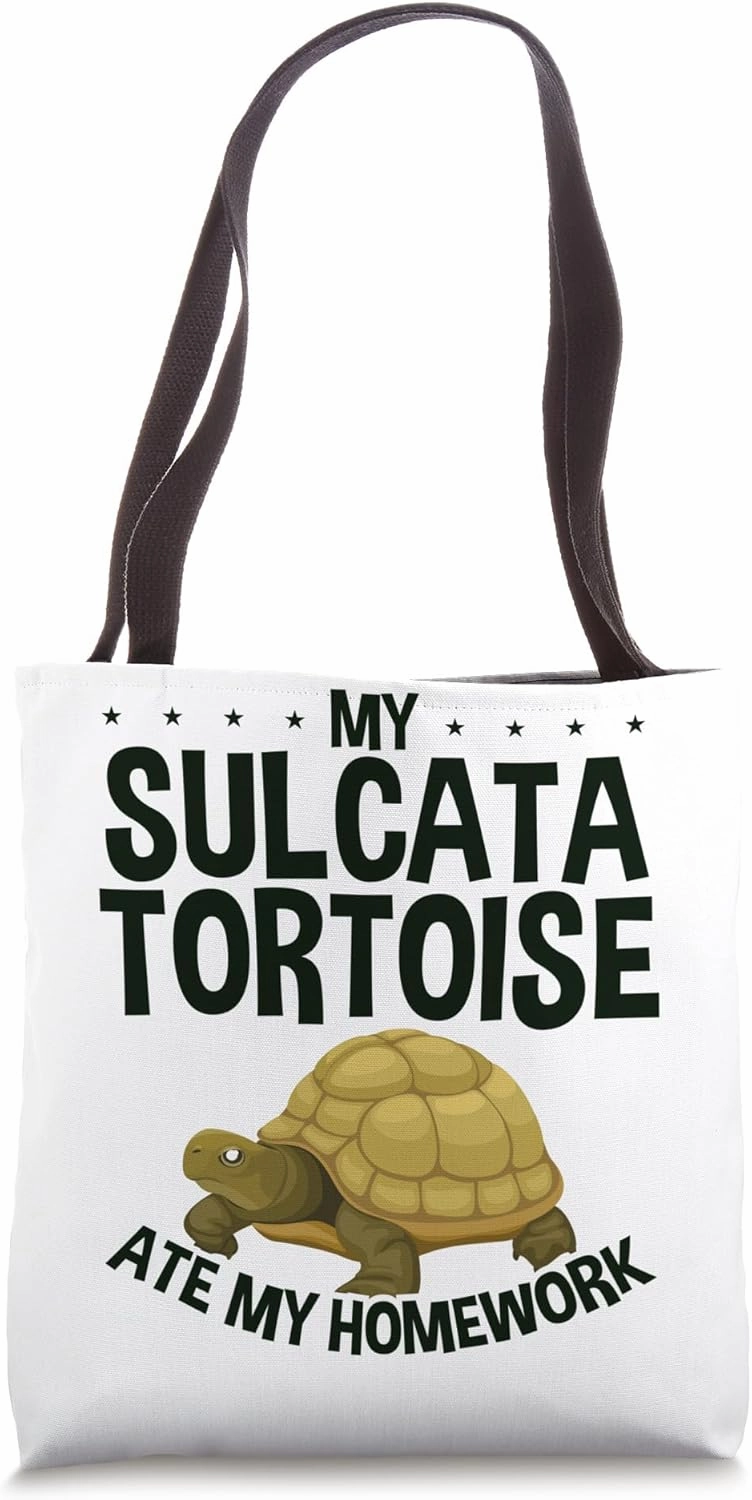 Mainland Turtle African Spurred Tortoise Sulcata Tortoise Tote Bag