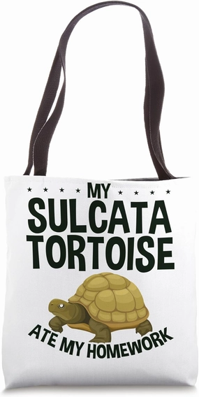 Mainland Turtle African Spurred Tortoise Sulcata Tortoise Tote Bag