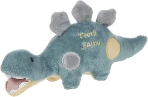 Maison Chic | Dino The Dinosaur Tooth Fairy Pillow Stuffed Animal Plush Figure with Pocket in His Mouth | Perfect First Loose Tooth Gift for Son, Grandson, Stepson, Nephew | Celebrate First Milestone