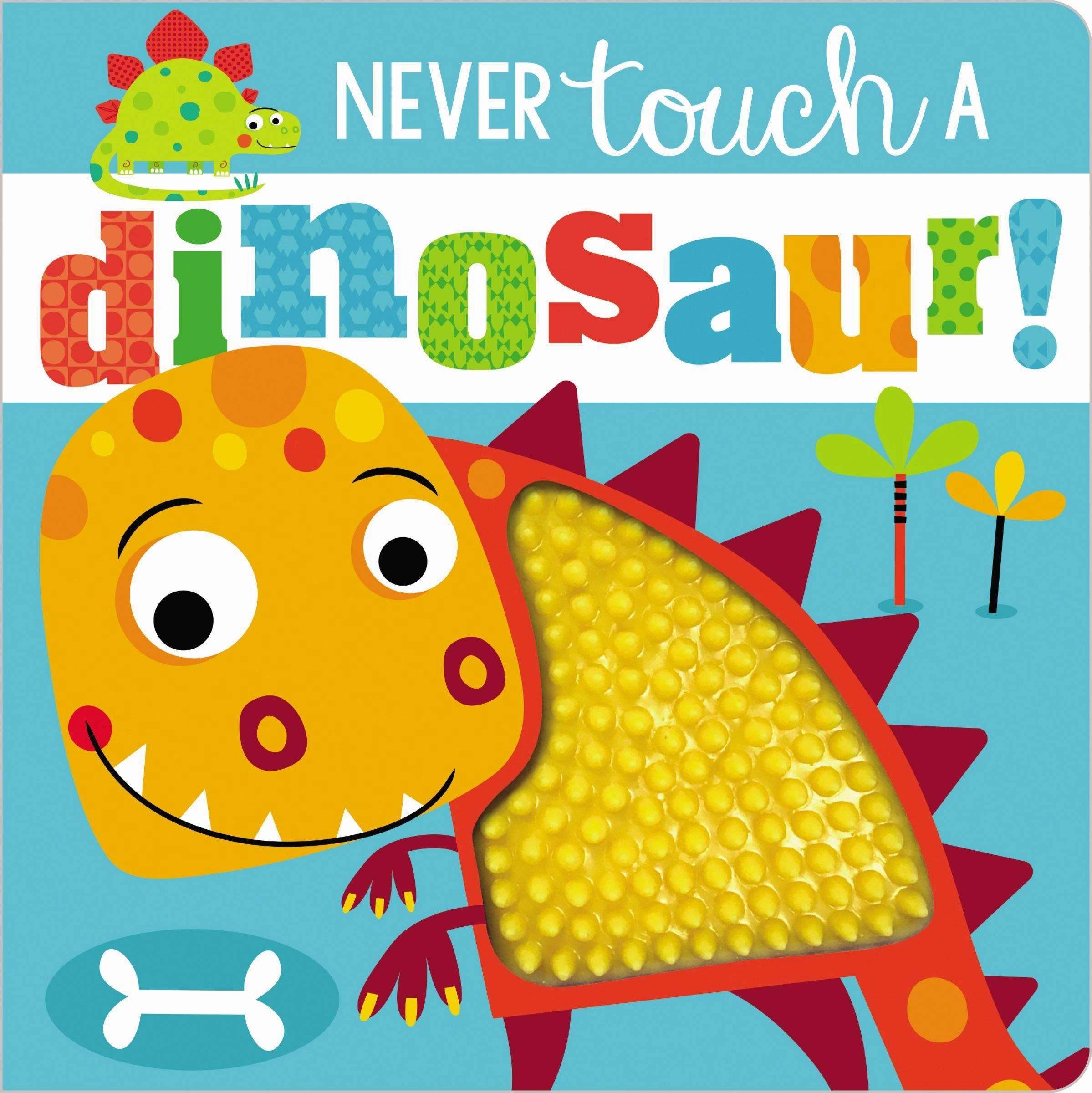 Make Believe Ideas: Never Touch a Dinosaur (Board Book)