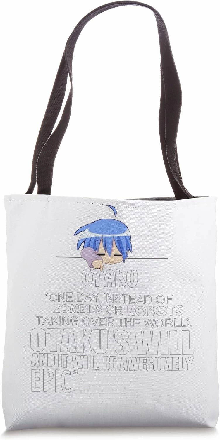 Manga/Anime Otaku Causing Apocalypse Funny Zombie Robot Joke Tote Bag