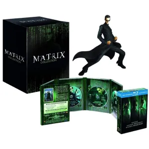 Matrix Trilogy Collection - 3-Disc Box Set & Neo Resin Statue ( The Matrix / The Matrix Reloaded / The Matrix Revolutions ) (Blu-Ray & DVD Combo) [ Blu-Ray, Reg.A/B/C Import - Italy ]