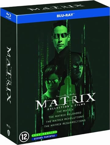 Matrix Collection - 4-Disc Box Set ( The Matrix / The Matrix Reloaded / The Matrix Revolutions / The Matrix Resurrections ) [ Blu-Ray, Reg.A/B/C Import - Belgium ]
