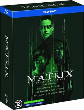 Matrix Collection - 4-Disc Box Set ( The Matrix / The Matrix Reloaded / The Matrix Revolutions / The Matrix Resurrections ) [ Blu-Ray, Reg.A/B/C Import - Belgium ]