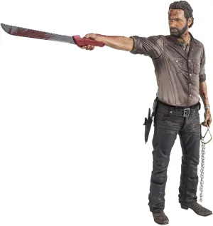 McFarlane Toys The Walking Dead TV 10" Rick Grimes Vigilante Edition Deluxe Figure