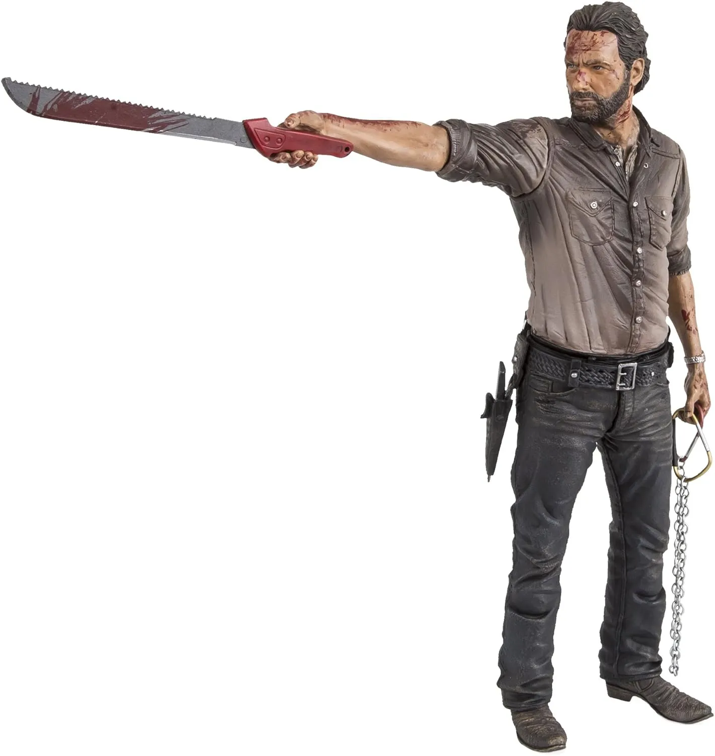 McFarlane Toys The Walking Dead TV 10" Rick Grimes Vigilante Edition Deluxe Figure