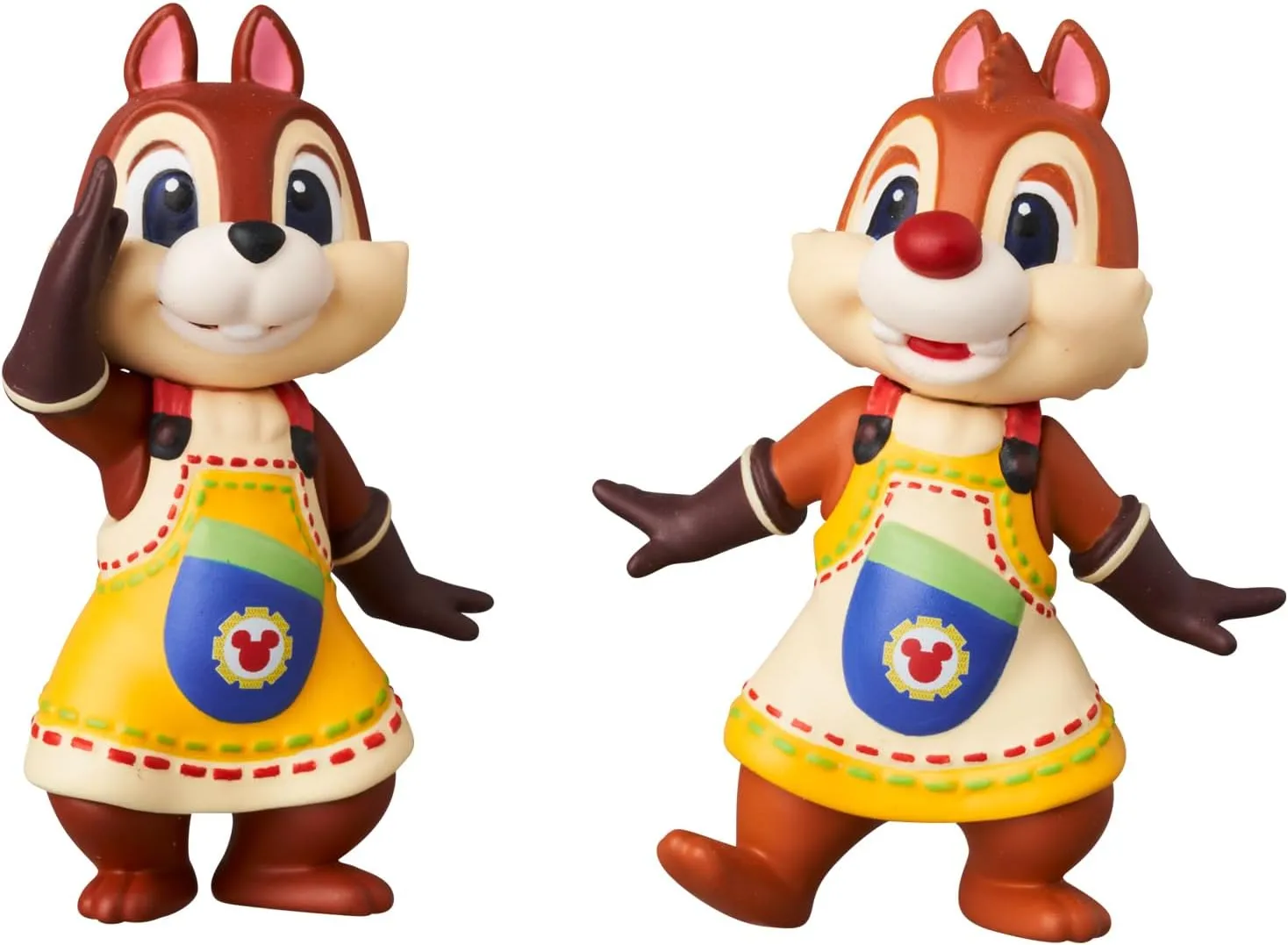 MEDICOM TOY UDF Ultra Detail Figure No.787 Kingdom Hearts II CHIP 'N Dale 2 PCS, Total Height: Approx. 1.7 inches (43 mm), Non-Scale, Painted Finished Figure