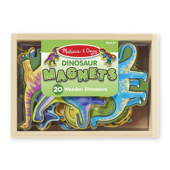 Melissa & Doug Wooden Dinosaur Magnets