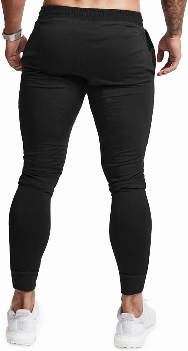 Men’s Workout Jogger Pants, Stretch Gym Track Pants, Slim Fit Tapered Sweatpants for Jogging Training Running