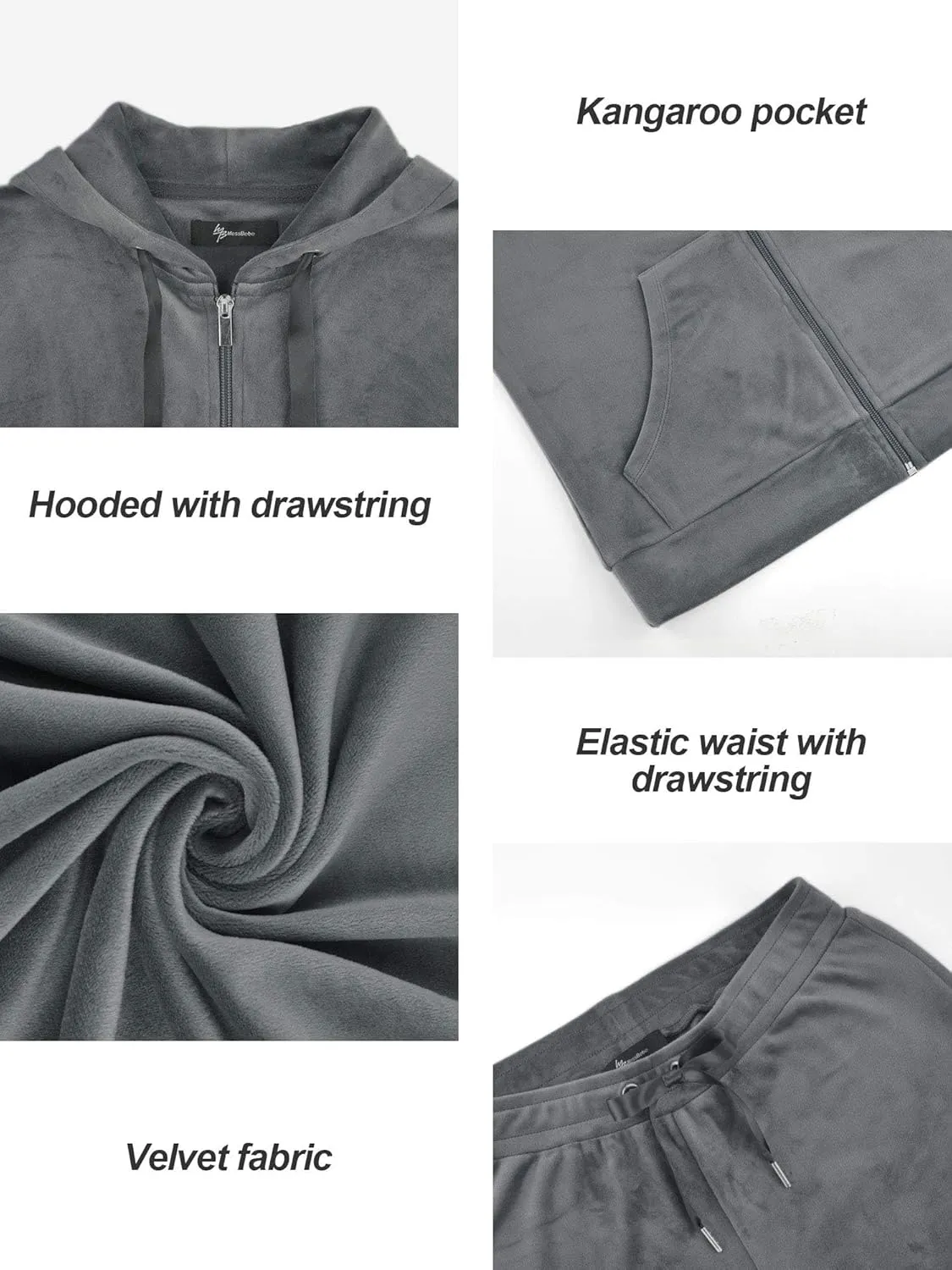 MessBebe Womens Sports Outfits Set 2 Piece Tracksuits for Women Workout Sweatsuits Long Sleeve Hoodie Sweatshirt Pants