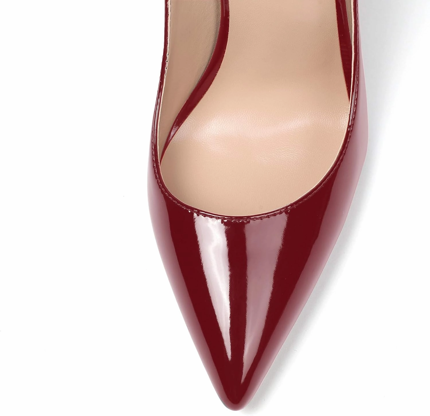 Mettesally Women's High Heel Pumps Pointed Toe Stiletto Heels Slip On Office Party Dress Shoes