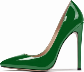 Mettesally Women's Stiletto High Heels Pointed Toe Heeled Pumps Slip On Wedding Office Dress Shoes
