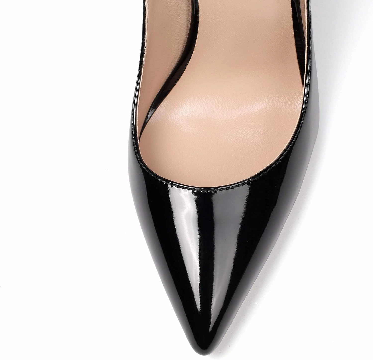 Mettesally Women's Stiletto High Heels Pointed Toe Heeled Pumps Slip On Wedding Office Dress Shoes