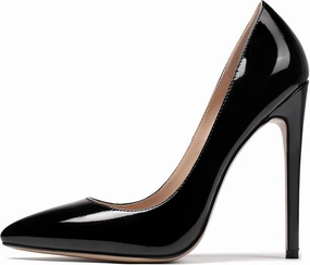 Mettesally Women's Stiletto High Heels Pointed Toe Heeled Pumps Slip On Wedding Office Dress Shoes