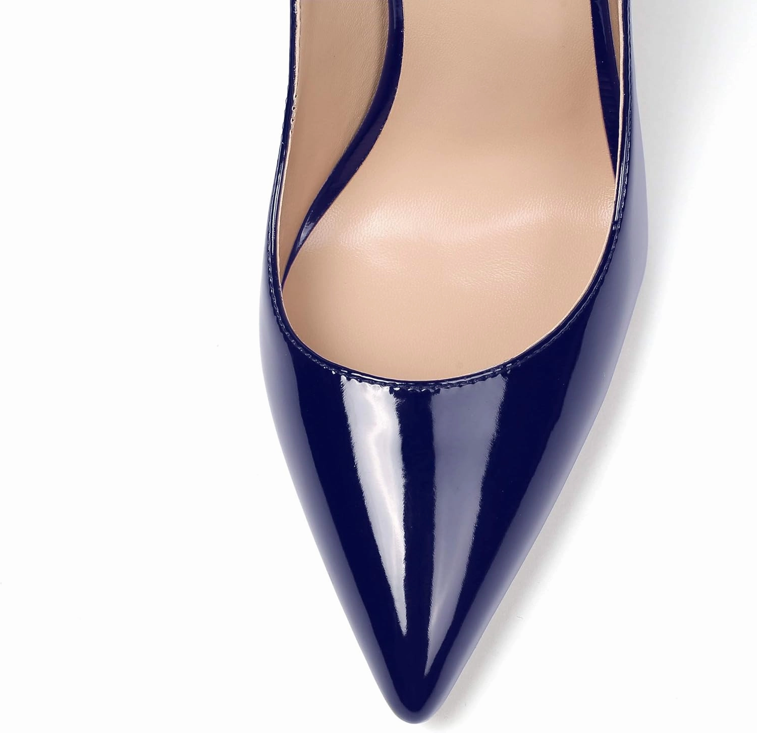 Mettesally Women's Stiletto High Heels Pointed Toe Heeled Pumps Slip On Wedding Office Dress Shoes