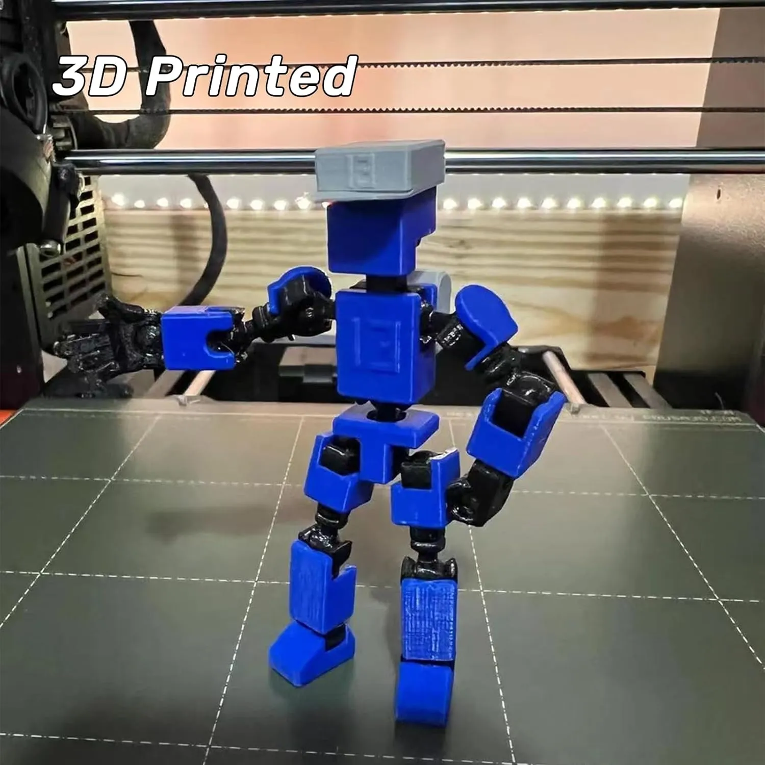 Mini 13 Action Figure, Mini T13 Action Figure 3D Printed, Fully Articulated Robot, Dummy 13 Action Figure Easy 13 Action Figure, Stop Motion Animation, Gift (7 Pack)